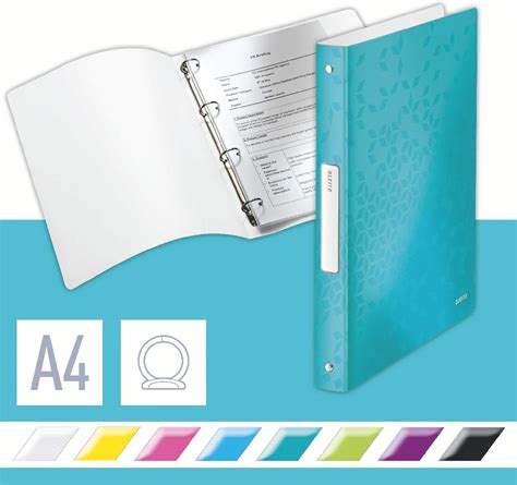 Leitz 4 Ring Binder Holds Up To 190 Sheets Wow Range 25