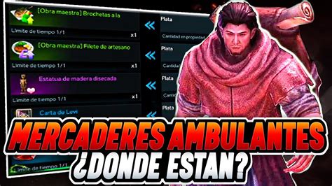 TODO SOBRE Los MERCADERES AMBULANTES En LOST ARK DONDE Y CUANDO