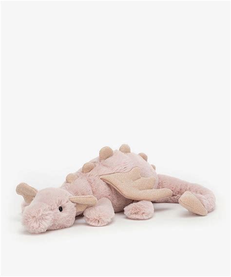 Jellycat Rose Dragon 26cm 興趣及遊戲 玩具 And 遊戲類 Carousell