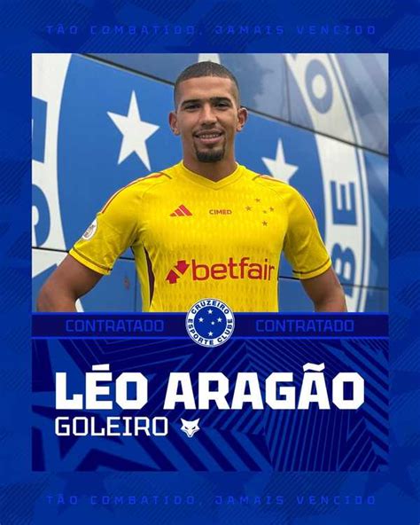 Cruzeiro anuncia a contratação do goleiro Léo Aragão ex Bragantino