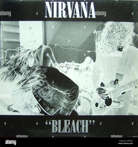 Nirvana - Bleach - Vintage vinyl album cover Stock Photo - Alamy