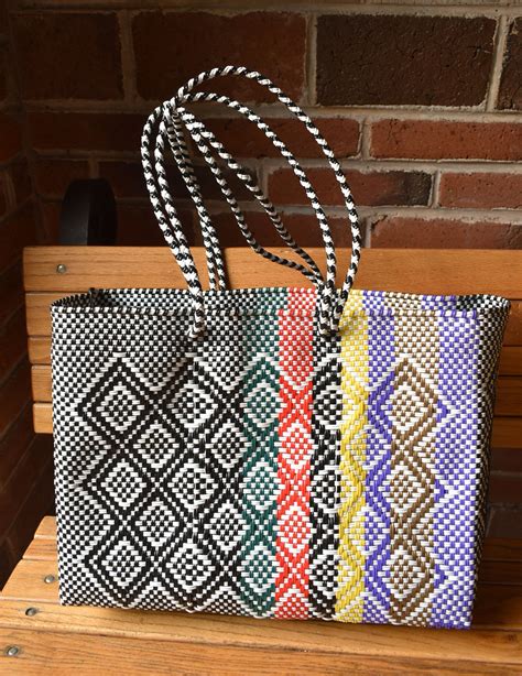 Hand Woven Handbags From Mexico BIG BAG Handwoven Bags Made With