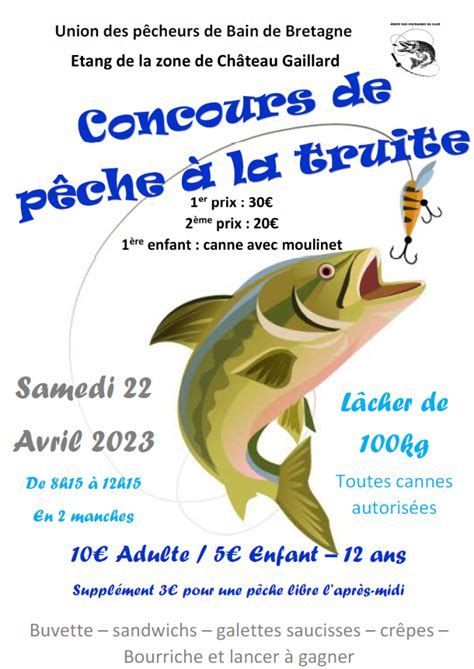 Concours de Pêche à la Truite en Vendée Guide Complet Calendrier en