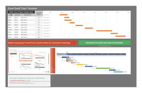 Monthly Gantt Chart Excel Template