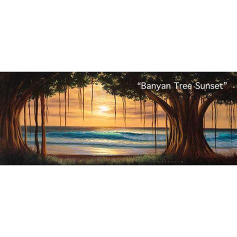 Banyan Tree Oil Painting