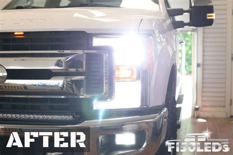 2017 2021 F250 Super Duty Cree Led Headlight Bulbs Direct Oem Replacements