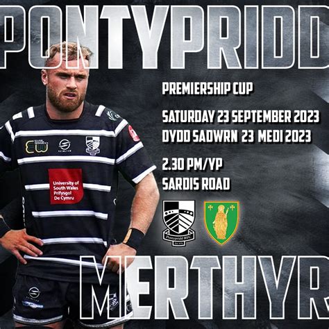 Matchday Preview Pontypridd V Merthyr Pontypridd Rfc