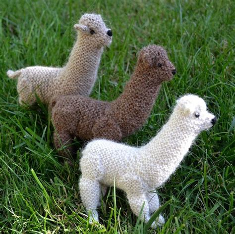 Knitted Alpaca Alpaca Knit Alpaca Knitted Animals