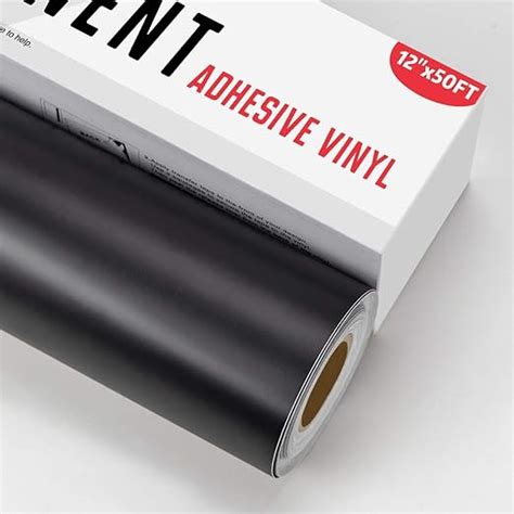 Yrym Ht Black Permanent Adhesive Vinyl Roll X Ft For Signs