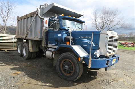 1984 Dk64b Autocar Tandem Axle Dump Truck