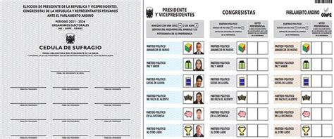 Elecciones 2021 Onpe Publico Y Oficializo El Diseno Definitivo De La