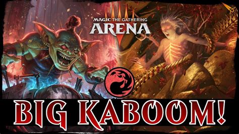 HERE COMES THE BOOM MTG Arena Mono Red Aggro Prowess Burn Disguise