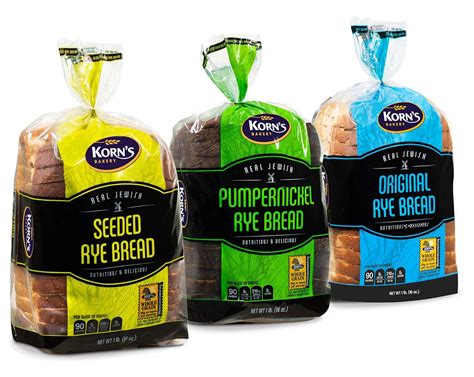 Rye Bread 3 Flavor Variety Bundle 1 Seeded Rye Bread