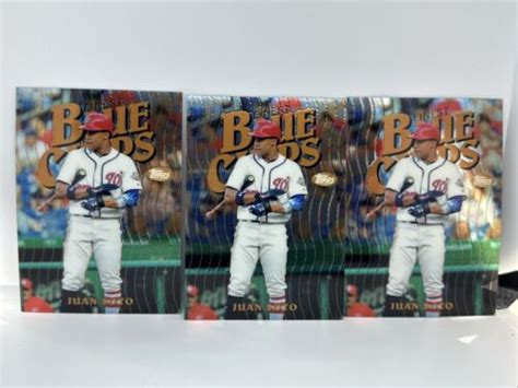 3 JUAN SOTO 2019 Topps Finest Blue Chips FBC JS Washington