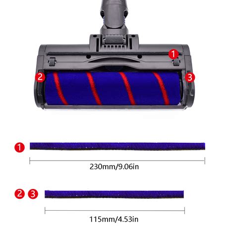 Neatomate Soft Plush Strips For Dyson V V V V V Vacuum Cleaner