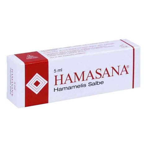 Hamasana Hamamelis Salbe G G Nstig Bei Apotheke At