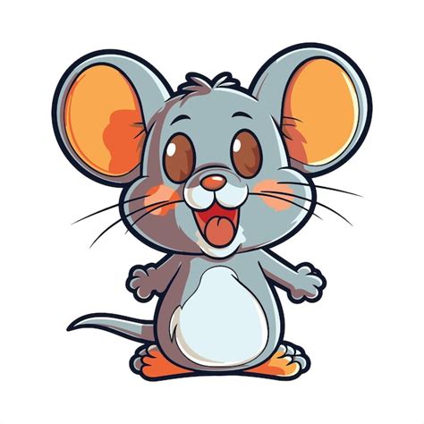 Maus S E Lustige Cartoon Kawaii Clipart Bunte Aquarell Tier Haustier