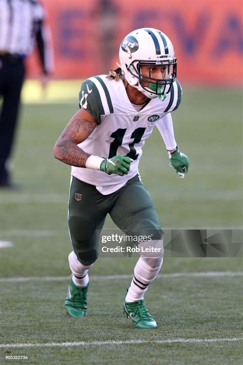 Robby Anderson Of The New York Jets In Action During The Game Against