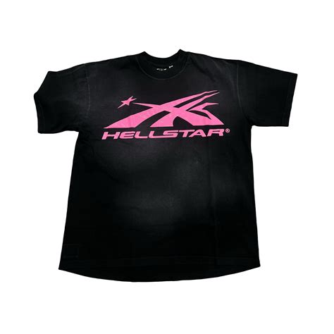 Hellstar Gel Sport Logo T Shirt Blackpink Sole Priorities