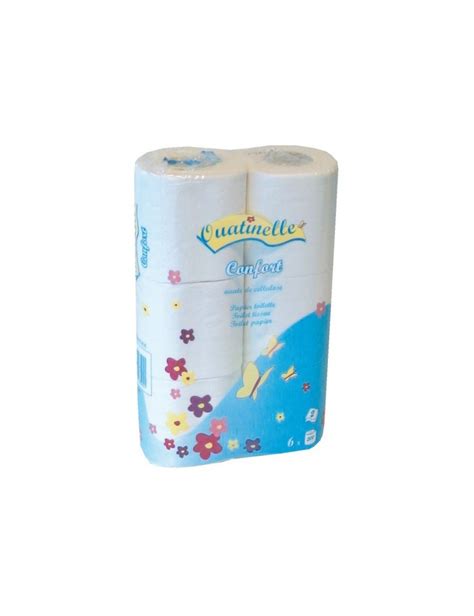 Papier hygiénique carton de 6 rouleaux