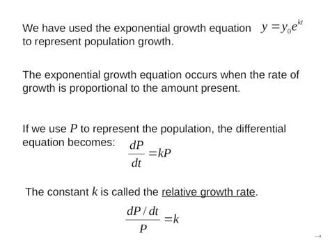 PPTX We Have Used The Exponential Growth Equation To Represent