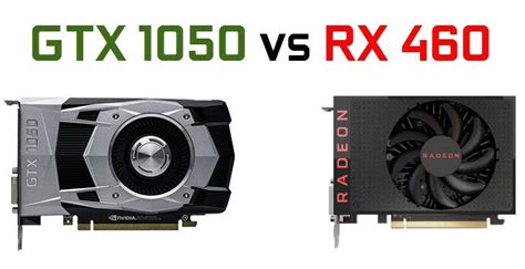 GTX 1050 vs RX 460 Graphics Cards Comparison