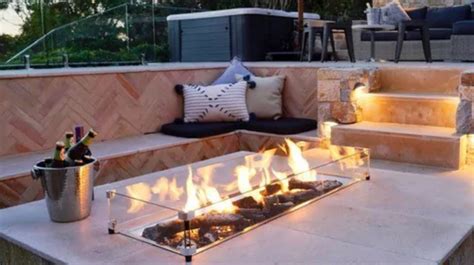 Outdoor Custom Gas Fire Pits