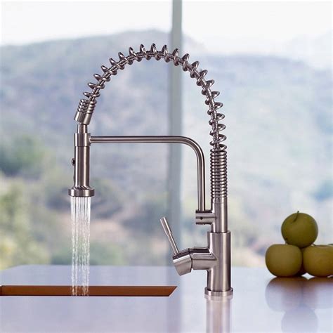 Looking Industrial Style Kitchen Faucet — Schmidt Gallery Design