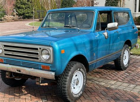 Cars 1972 International Harvester Scout II V8 345 Engine