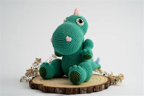 Receita Dinossauro Max Gl Negri Amigurumi