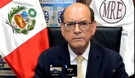 César Landa En La Oea “a Pesar De Todos Los Llamados De Diálogo La