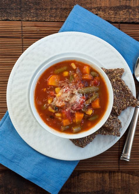 Fire Roasted Tomato Vegetable Soup Nutritious Eats