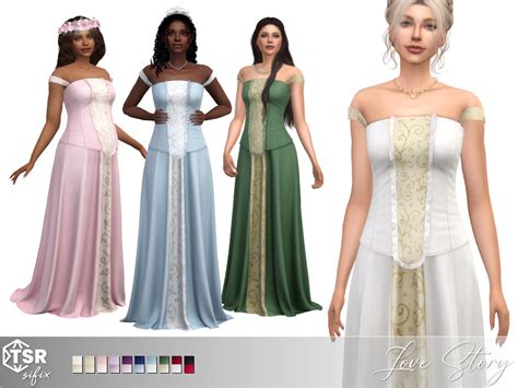 The Sims Resource Love Story Gown