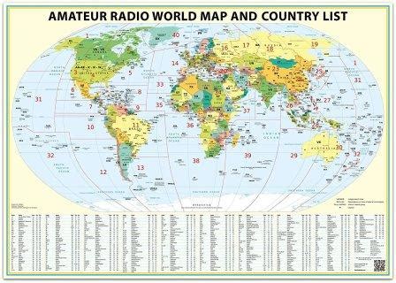 Amateur Radio World Map « UT7UT Home Page