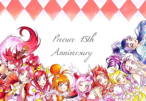 Precure All Stars 15th Anniversary Red White Pretty Cure Smile