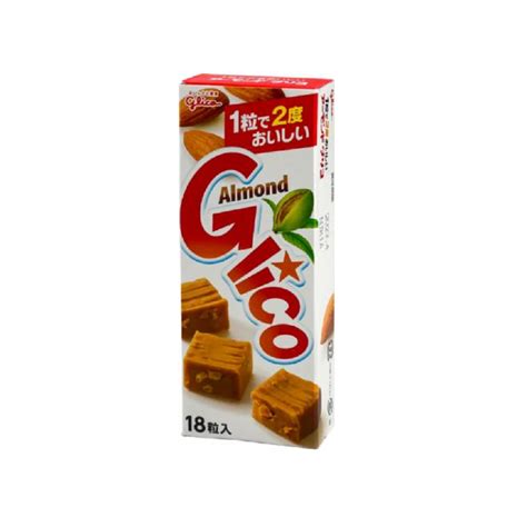 Ирис молочный Glico с миндалем и карамельным вкусом 78 гр. - купить с ...