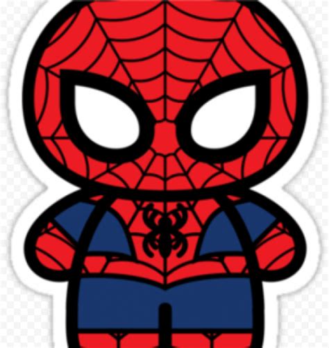 Hd Spiderman Baby Chibi Stickers Png Citypng