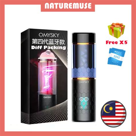 OMYSKY High End Bluetooth Fully Automatic Men Sex Toys Masturbation Vibration Cup Sex Toy Lazada