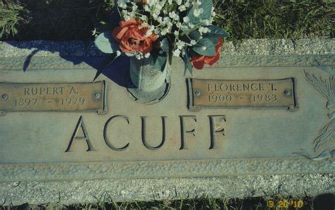 Rupert A Acuff Monumento Find A Grave