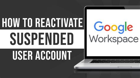 How To Reactivate Suspended User Account In Google Workspace 2024