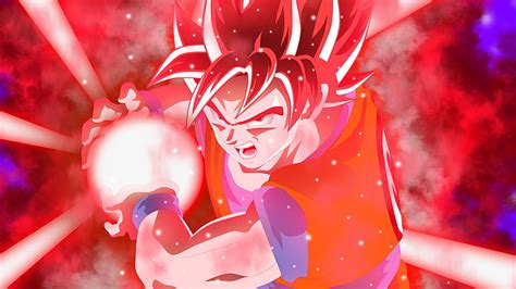 HD wallpaper: Dragonball Super Saiyan God Son Goku, Dragon Ball Super, red | Wallpaper Flare