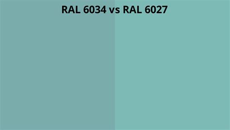 Ral 6034 Vs 6027 Ral Colour Chart Uk