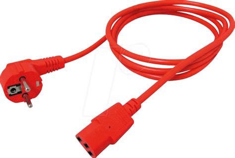 Nksk Rt Netzkabel Schutzkontaktstecker Gew M Rot C Bei