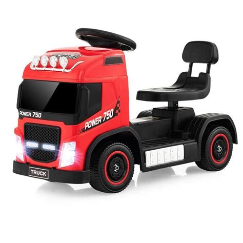 Bebeboutik Costway Voiture Lectrique Enfants V Camion Musique