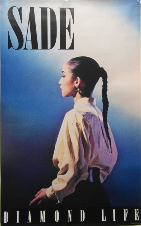 1985 Sade Original Us In Store Promotional Poster For The