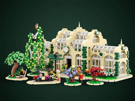 The Botanical Garden From Bricklink In 2024 Botanical Gardens Design