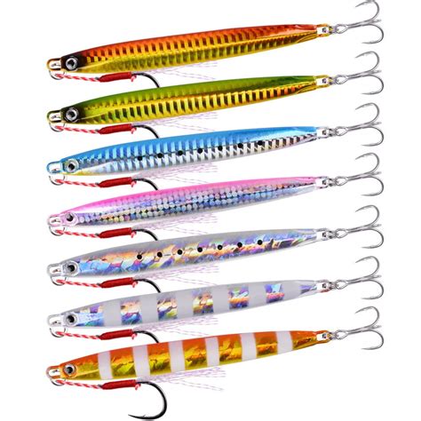 Slow Jigging Sea Lures Slow Metal Jig Hard Lure Hard Bait Pcs