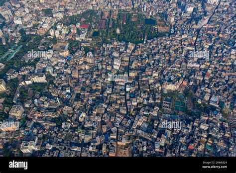 Dhaka Bangladesh October 15 2023 Aerial View Of Dhaka City Stock