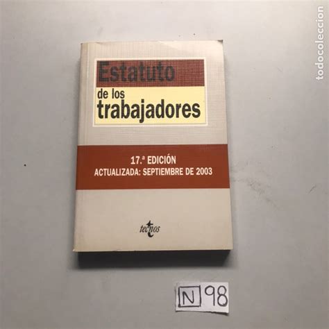 Estatuto De Los Trabajadores Comprar Libros Sin Clasificar En