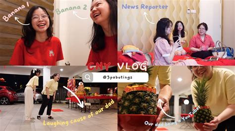 Chaotic Fun Cny Vlog Pabotings Youtube